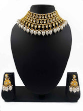 Handcrafted Pearl And Kundan Choker Necklace Set For Women By Gehna Shop