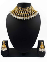 Handcrafted Pearl And Kundan Choker Necklace Set For Women By Gehna Shop