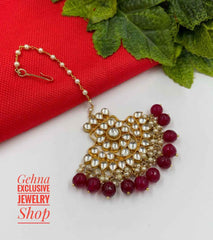 Handmade Jadtar Maang Tikka