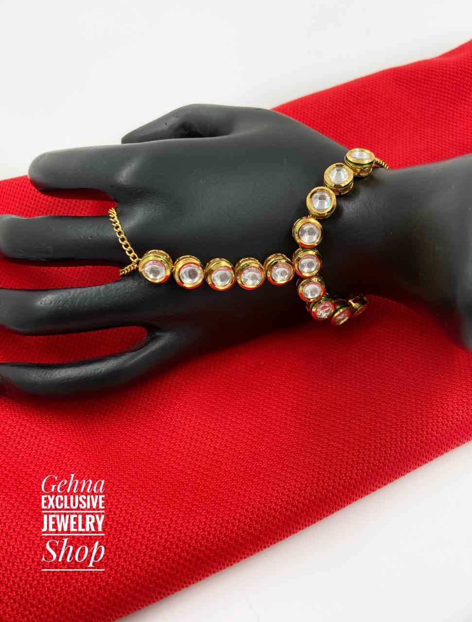 Kundan Adjustable Hath Fool