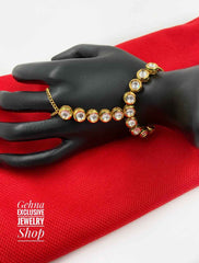 Kundan Adjustable Hath Fool