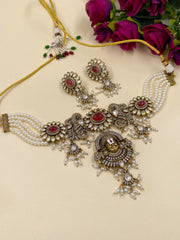 Lord Balaji Antique Temple Jewellery Set For Women By Gehna Shop Victorian Necklace Sets