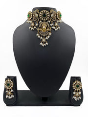 Lord Balaji Antique Temple Jewellery Set For Women By Gehna Shop Victorian Necklace Sets