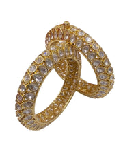 Mohini Gold Plated Kundan Bangles