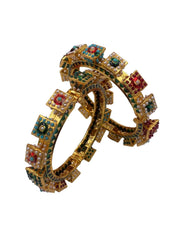 Multi Color Meenakari Pacheli Kada For Women By Gehna Shop Bracelets