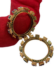 Multi Color Meenakari Pacheli Kada For Women By Gehna Shop Bracelets