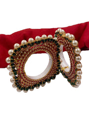 Multi Color Meenakari Square Shape Kada Bangles For Weddings