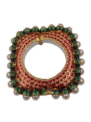 Multi Color Meenakari Square Shape Kada Bangles For Weddings