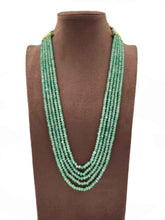 Multilayered Semi Precious Mint Green Jade Beads Necklace By Gehna Shop