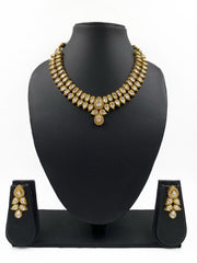 Ravina Gold Plated Ladies Kundan Necklace Set By Gehna Shop Kundan Necklace Sets