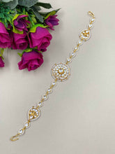 Royal Look Delicate Jadau Kundan Sheeshphool Hairband Cum Choker For Women