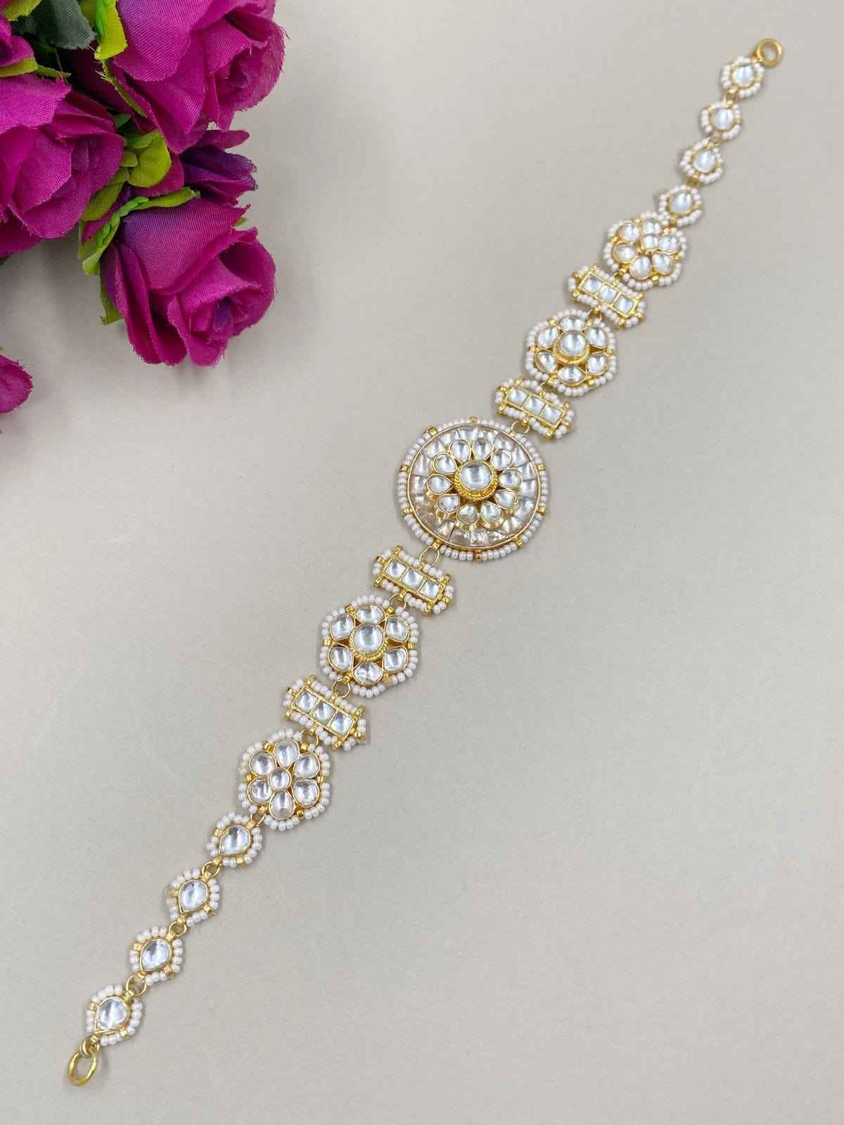 Royal Raajputi Look Kundan Jadau Sheeshphool For Women By Gehna Shop