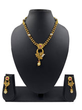 Rutvi Gold Plated Artificial Short Necklace Set For Weddings By Gehna Shop Antique Golden Necklace Sets