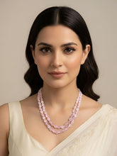 Double Layered Semi Precious Jade Beads Necklace | Beads Jewelry For Women