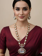 Samisha Designer Long Uncut Kundan Polki Necklace Set By Gehna Shop