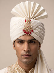 Traditional Rajputi Look Kundan Polki Kalangi For Safa | jadau Kalgi For Turban
