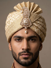 Handcrafted Kundan Polki Kalangi for Groom | Elegant Wedding Safa Ornament