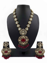 Shanaya Designer Antique Victorian Polki Necklace For Weddings Victorian Necklace Sets