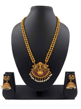 South Indian Goddess Lakshmi Temple Jewelry Necklace For Women