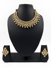 Tanisha Heavy Quality Kundan Necklace Set For Weddings By Gehna Shop Bridal Necklace Sets