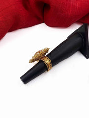 Traditional Adjustable Rotating Designer Finger Ring For Brides By Gehna Shop