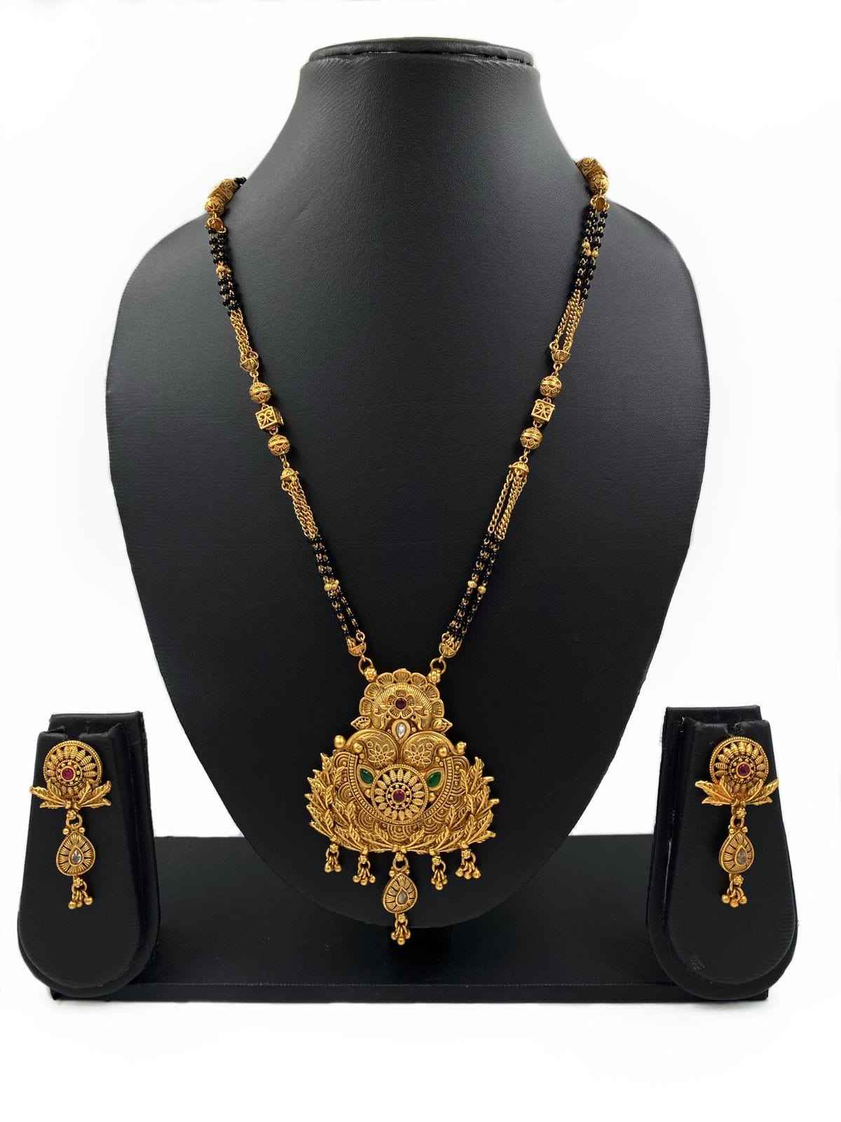 Traditional Designer Mangalsutra Necklace Set For Ladies By Gehna Shop