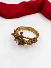 Traditional Artificial Gold Plated Antique Golden Kada Bracelet