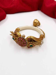 Traditional Gold Plated Antique Kada Bangle Bracelet