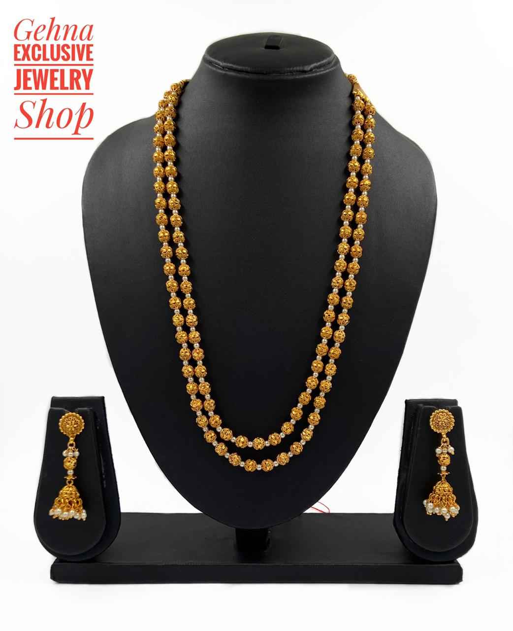 Buy Multi Layer Gold Beads Online – Gehna Shop