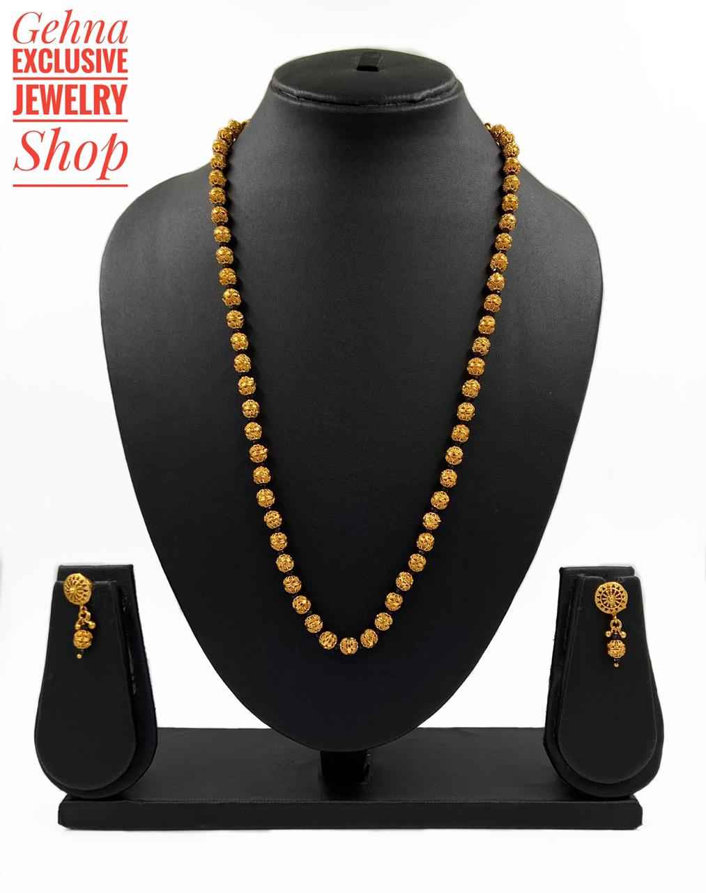 Buy Gold Tone Matar Mala Online – Gehna Shop