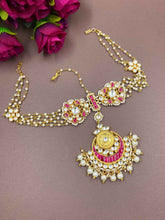 Traditional Jadau Bridal Sheeshphool With Tikka By Gehna Shop