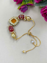 Traditional Kundan And Pearls Bracelet For Ladies By Gehna Shop