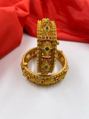 Traditional Latest Golden Bangles For Ladies By Shop Gehna Antique Golden Bangles