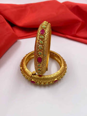 Traditional New Golden Bangles For Women By Shop Gehna
