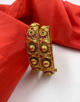 Traditional New Golden Kangan Bangles For Ladies By Shop Gehna