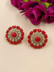Traditional Moissanite Big Stud Earrings For Women
