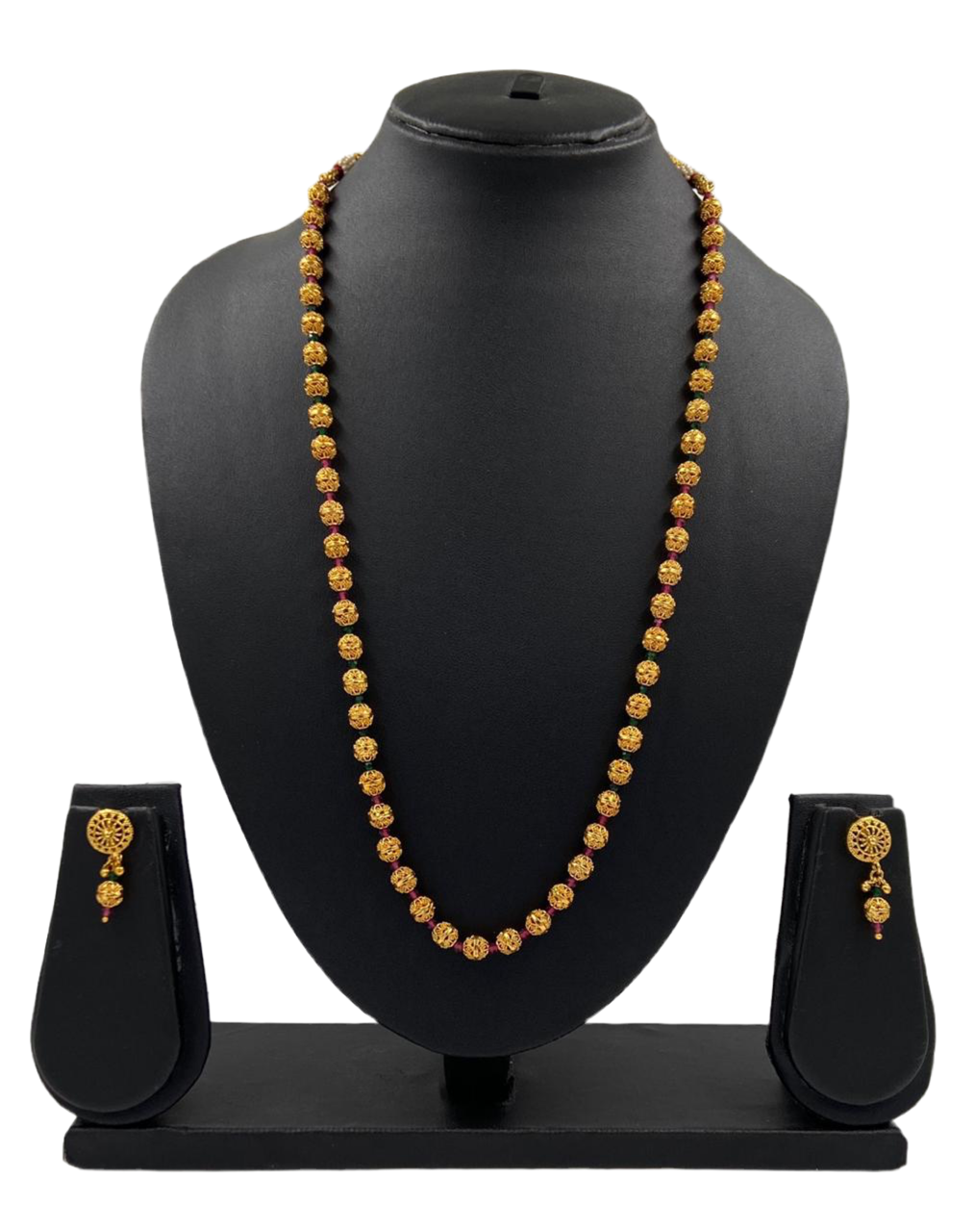 Buy Golden Look Matar Mala Online – Gehna Shop
