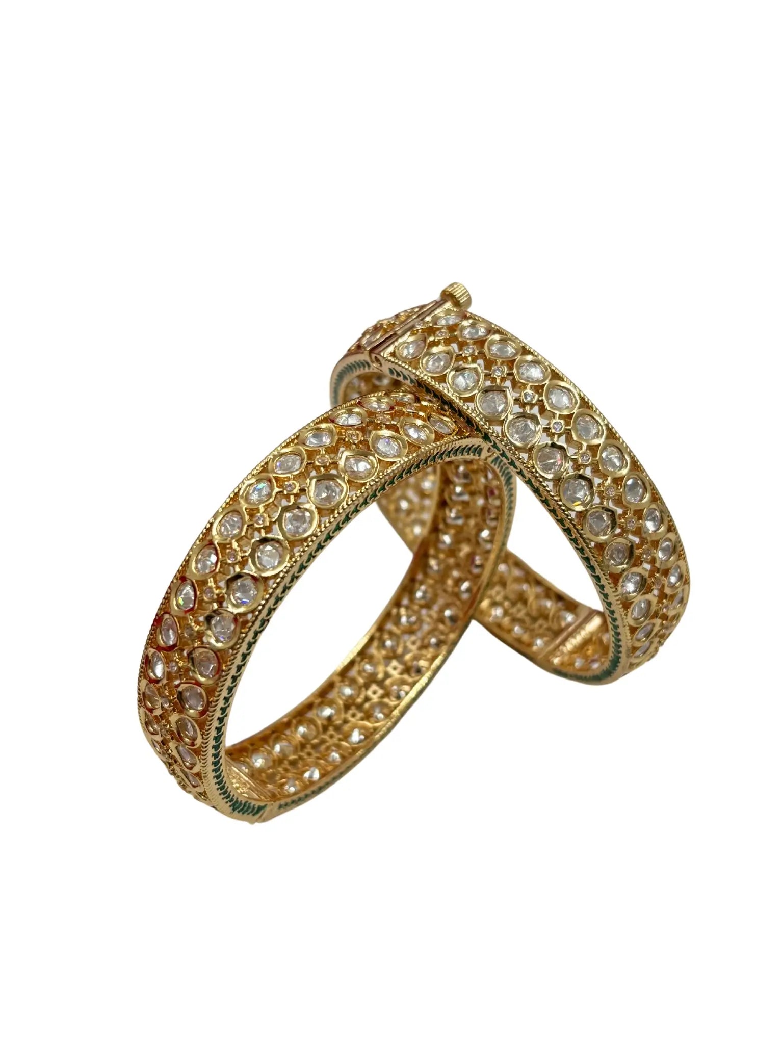 Mridula Elegant Kundan Polki  Bangles For Women online