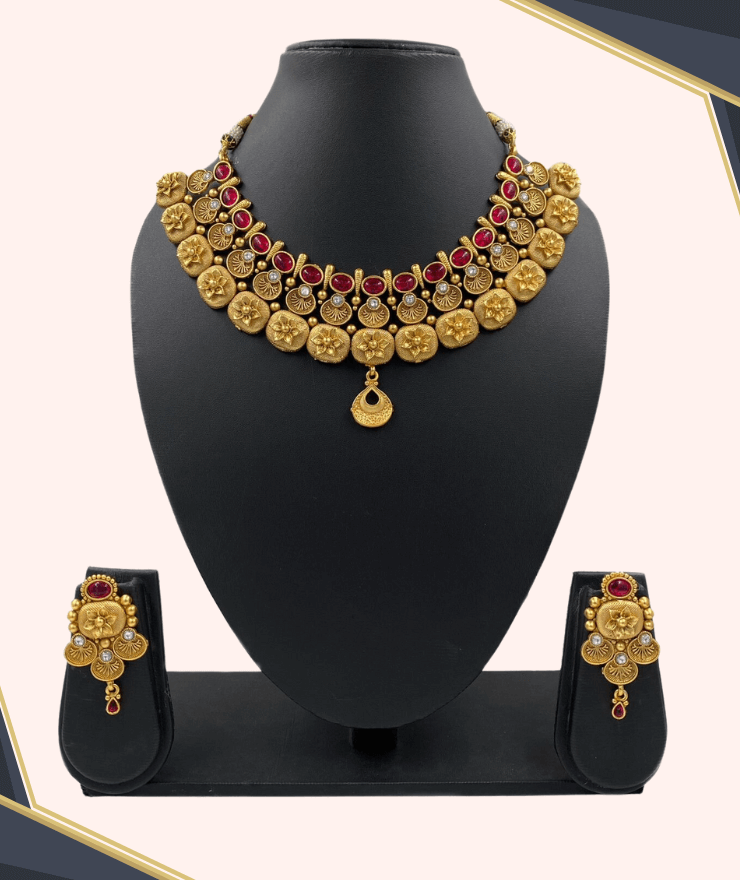 Buy Unique Indian Artificial Jewellery Necklace Sets for Women Online –  Gehna Shop