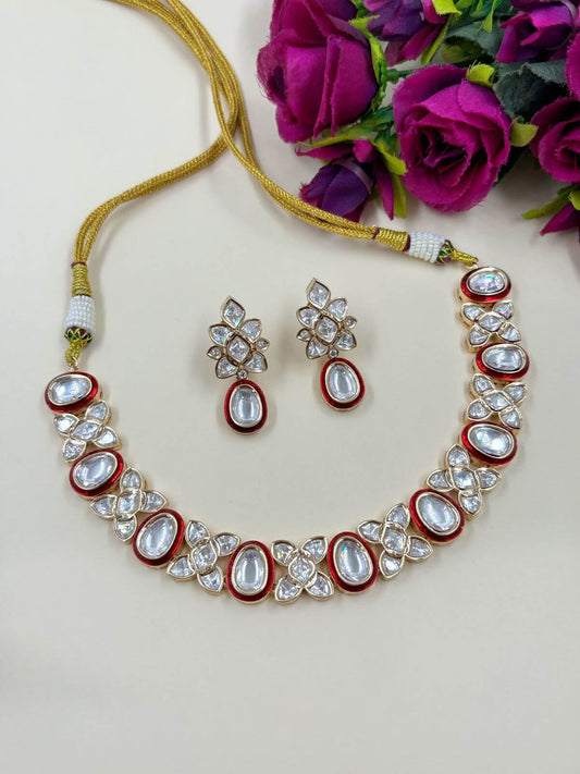 Buy Artificial Bridal Jewellery Set In Kundan Online – Gehna Shop