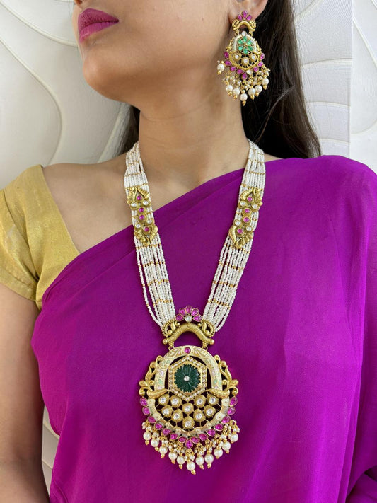 Traditional Artificial Long Indian Antique Jewellery For Women