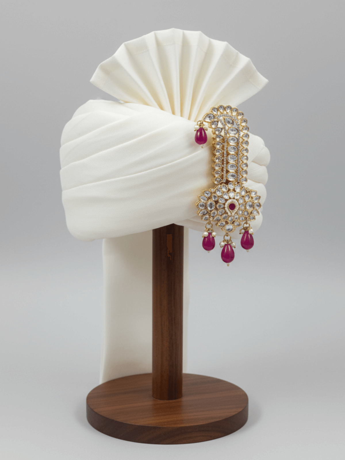 Ruby Pink Royal Kalangi For Groom | Safa Kalgi for Men