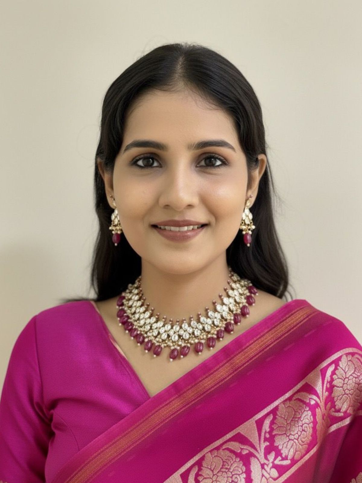 Tapaysa Designer Party Wear Polki Kundan Jewellery Necklace Set