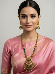 Traditional Artificial Antique Golden Lakshmi Devi Temple Jewellery Set