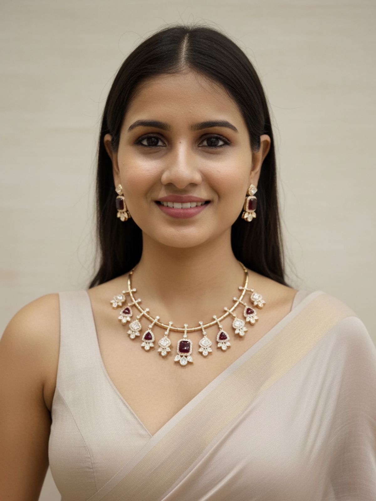 Designer Indo Western Jewellery Set - Festive And Wedding Wear Jewellery Set 