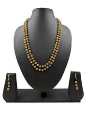 Double Layered Gemstone Jade Pastel Green Watermelon Beads Necklace For Women 