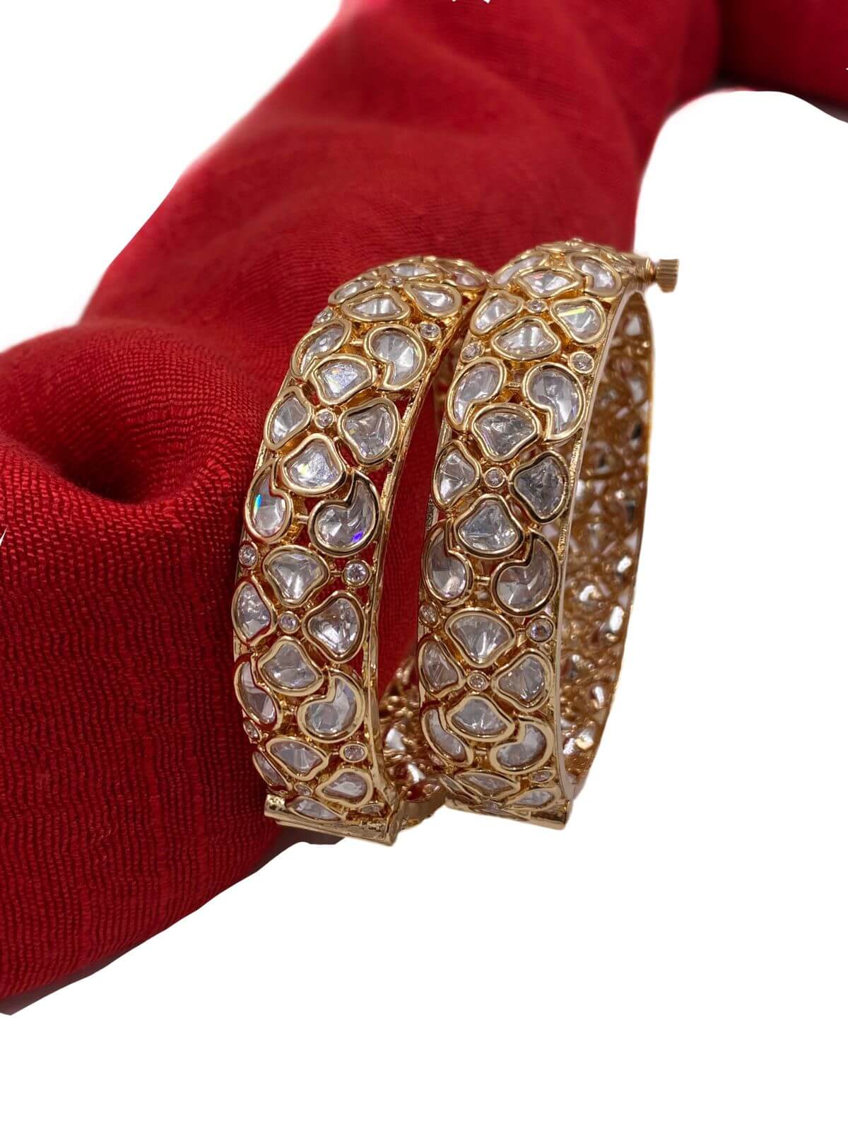 Uncut Polki Bangles | Kundan Bangles 