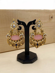 Designer Antique Polki Dangler Earrings For Women