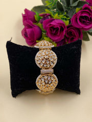 Dhruvi Designer Womens Polki Gajra Bracelet By Gehna Shop