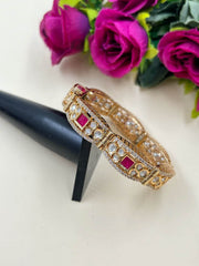 Designer Kundan Polki Gajra Bracelet For Women